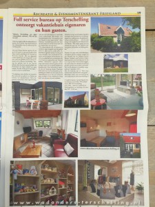 media aandacht in de Recreatie evenementenkrant friesland