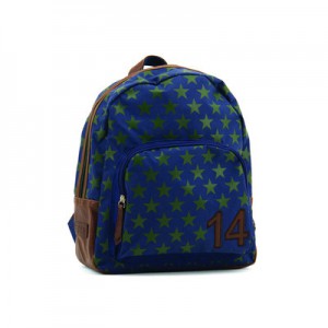 zebra rugtas jongens blauw ster